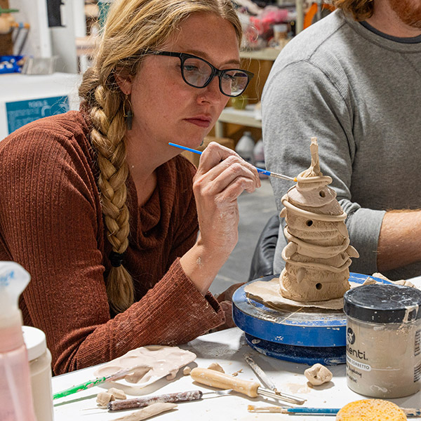 Ceramics class