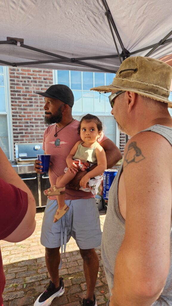 Castro and baby